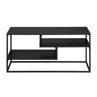 NicBex Modern Minimalist Floating Shelf Coffee Table Sleek MDF Design for Urban Living Rooms