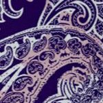 violet lace paisley