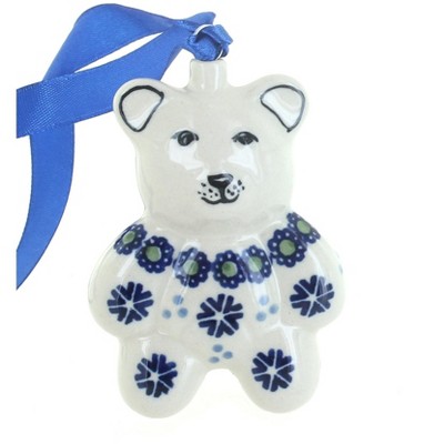 rose teddy bear blue