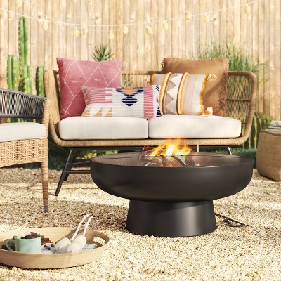 Fire Pits Target, 37 X 24 Round Fire Pit Cover