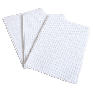 BodyMed 2 Ply Tissue Professional Towels, 13" x 18 in", Case of 500 – Disposable Paper Towels – White - 1 of 1