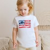 The Juniper Shop USA Flag Coquette Toddler Short Sleeve Tee - 3 of 4