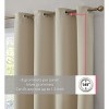 HLC.ME Dakota 100% Blackout Thick Thermal Insulated Energy Efficient Heat Blocking Curtains Grommet Panels, Set of 2 - 2 of 4