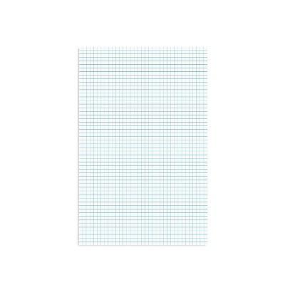 TOPS Graph Pad, 8-1/2 x 11, 8 x 8 Graph Ruled, White, 50 Sheets