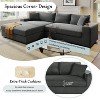 Christopher Knight Home Tess Oversized Corduroy Upholstered Sectional Sofa with Charging Ports and Cup Holders - 4 of 4