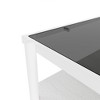 NicBex Modern Coffee Table with Tempered Glass Top Storage Base Rectangle Table Home Decor Center Table for Living Room, Office - 4 of 4