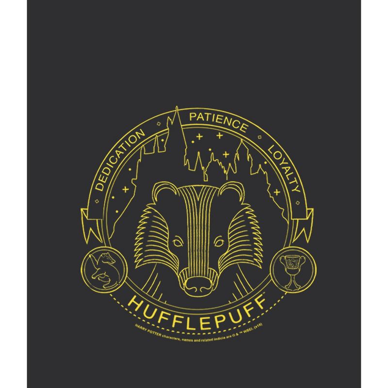 Women's Harry Potter Hufflepuff House Emblem Racerback Tank Top, 2 of 5