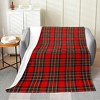 Lomsoe Super Soft Retro Red and Black Plaid Flannel Blanket- Perfect for Bed, Christmas Gift,Christmas Throw Blanket. - 3 of 4
