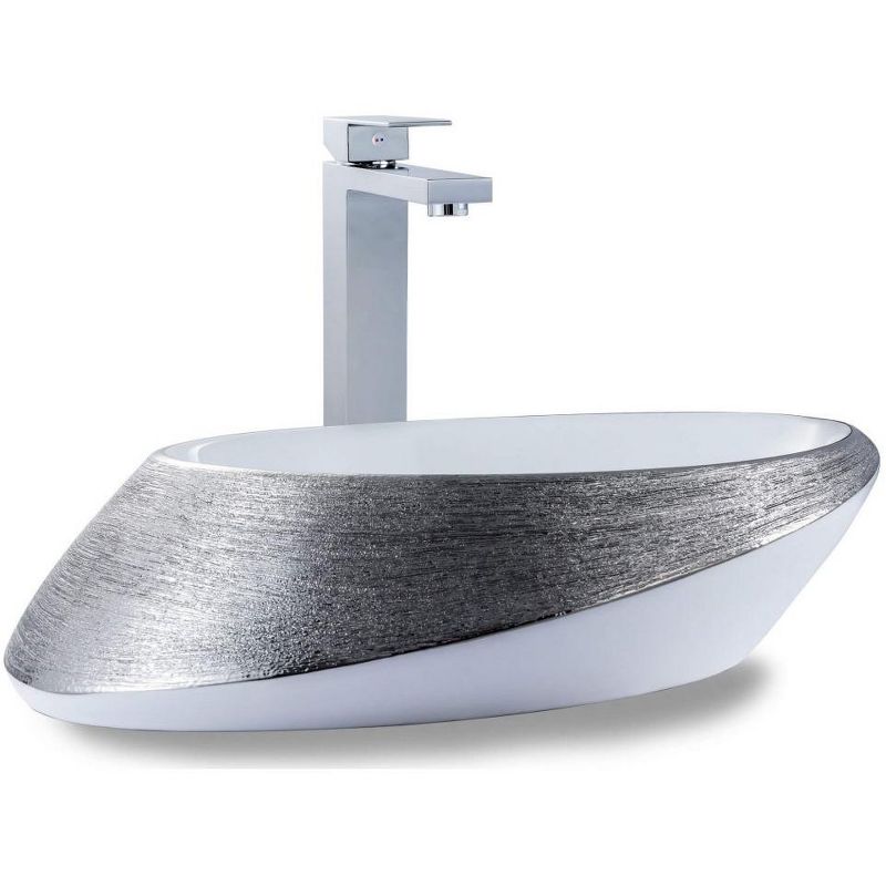 Fine Fixtures Luxury Vessel Oval Bathroom Sink, 1 of 7