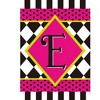 Briarwood Lane Everyday Garden Flag 12x18 For Outdoor Neon Checkerboard Monogram - E Garden Flag Flags For Outside - 3 of 4