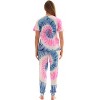 Just Love Womens Pajama Jogger Pant Set  Unique Buffalo Plaid & Tie Dye Sleepwear - 3 of 3
