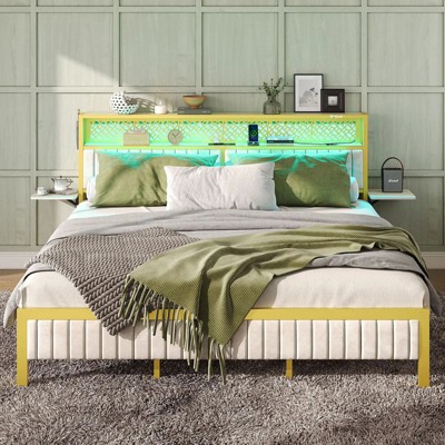Bestier King/Queen/Full Size Bed Frame with Charging Station