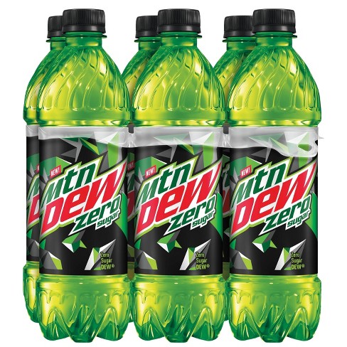 Mountain Dew Zero Sugar 6pk 16 9 Fl Oz Bottles Target