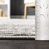 Nuloom Lorraine Abstract 5x8 Indoor Area Rug for Living Room Bedroom Dining Room Kitchen, Grey/Ivory - 3 of 4