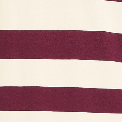burgundy/ivory even stripe