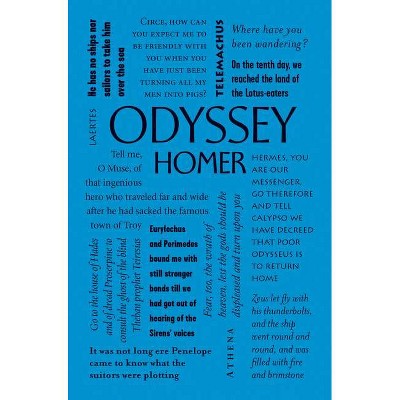 Odyssey - (Word Cloud Classics) by  Homer (Paperback)