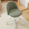 Karl Home | Soya Green Task Chair Office Desk Chair Make Up Chair With Wheels - 3 of 4