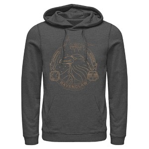 Men's Harry Potter Ravenclaw House Emblem Pull Over Hoodie - 1 of 4