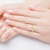 Pompeii3 4mm Milgrain Plain High Polished Dome Wedding Band 10k White, Yellow, Rose Gold - 4 of 4