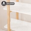 Sevobal Decorative Bookshelf, Modern Bookcase with Sturdy Frame, Floor-standing Bookshelf for Bedroom Living Room Office, White, 31.4"*11.8"*47.2" - 3 of 4
