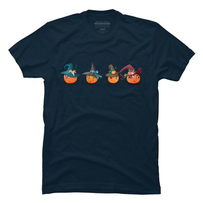 Men's Design By Humans Halloween pumpkins By rabbitswork T-Shirt