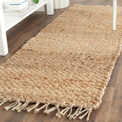 Natural Jute Handwoven Non-slip Runner Rug