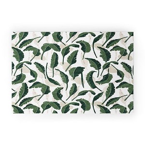 Marta Barragan Camarasa Simple tropical nature G Looped Vinyl Welcome Mat - Society6 - 1 of 4