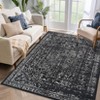 Area Rugs for Living Room Machine Washable Vintage Large Rugs Non Slip Low Pile Lightweight - 4 of 4