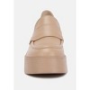 Elspeth Heeled Platform Leather Women Loafers - 3 of 4