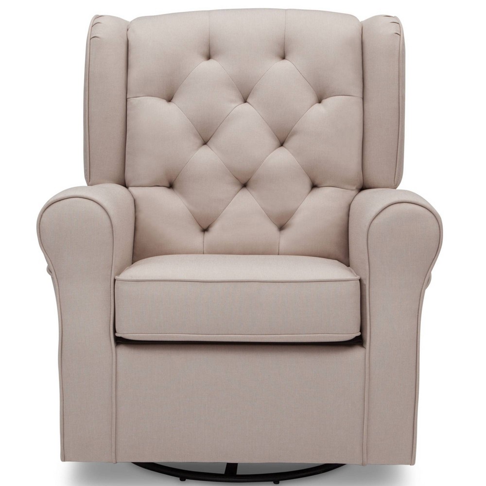 Delta Children Emma Nursery Glider Swivel Rocker Chair - Flax -  50486829