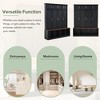 Sapphtopaz Hall Tree with Bench&Shoe Storage Multi-functional Coat Rack with Hooks&Open Storage of Shoes Bench for Entryway,Hallway - 3 of 4