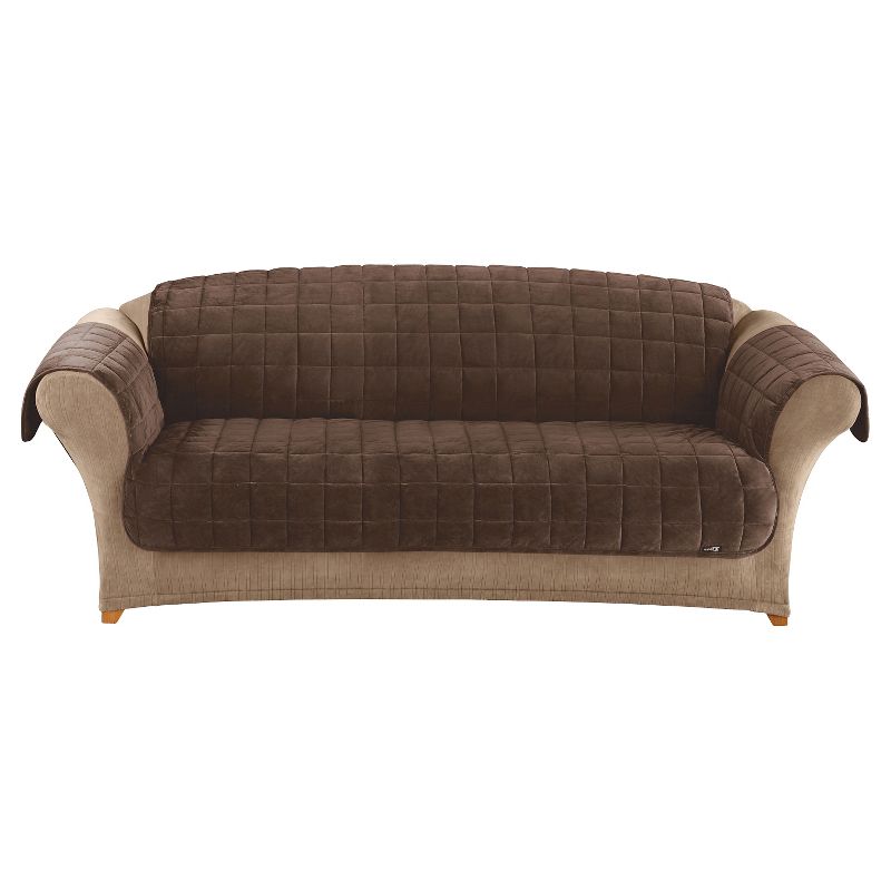Antimicrobial Quilted Sofa Furniture Protector - Sure Fit, 1 of 5