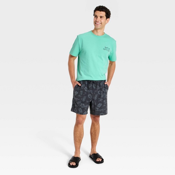 Camiseta gráfica de manga corta para hombre - Goodfellow & Co™ x Reyn Spooner Verde azulado 3