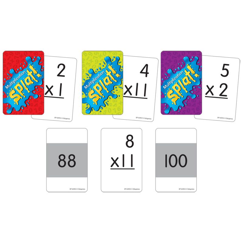 Teacher Created Resources Multiplication Splat Card Game, 2 of 3