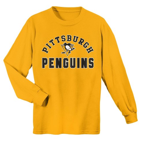 Nhl Pittsburgh Penguins Boys Rink Rat Long Sleeve T Shirt M Target - penguin package roblox shirt