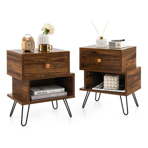 Target nightstand set of outlet 2