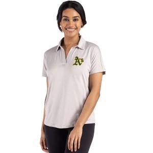 Athletics Cutter & Buck Coastline Epic Comfort Recycled Womens Dolman Polo - Concrete - Small - 1 of 1