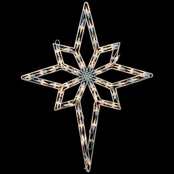 Northlight 18" Lighted Star of Bethlehem Christmas Window Silhouette Decoration