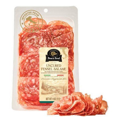 Boar's Head Uncured Fennel Salame Chiffonade Tray - 4oz