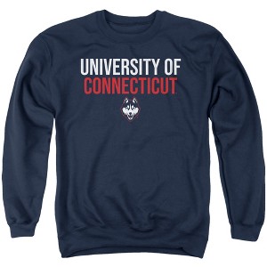 Campus Lab University of Connecticut Official Stacked Unisex Adult Crewneck Sweatshirt - 1 of 4