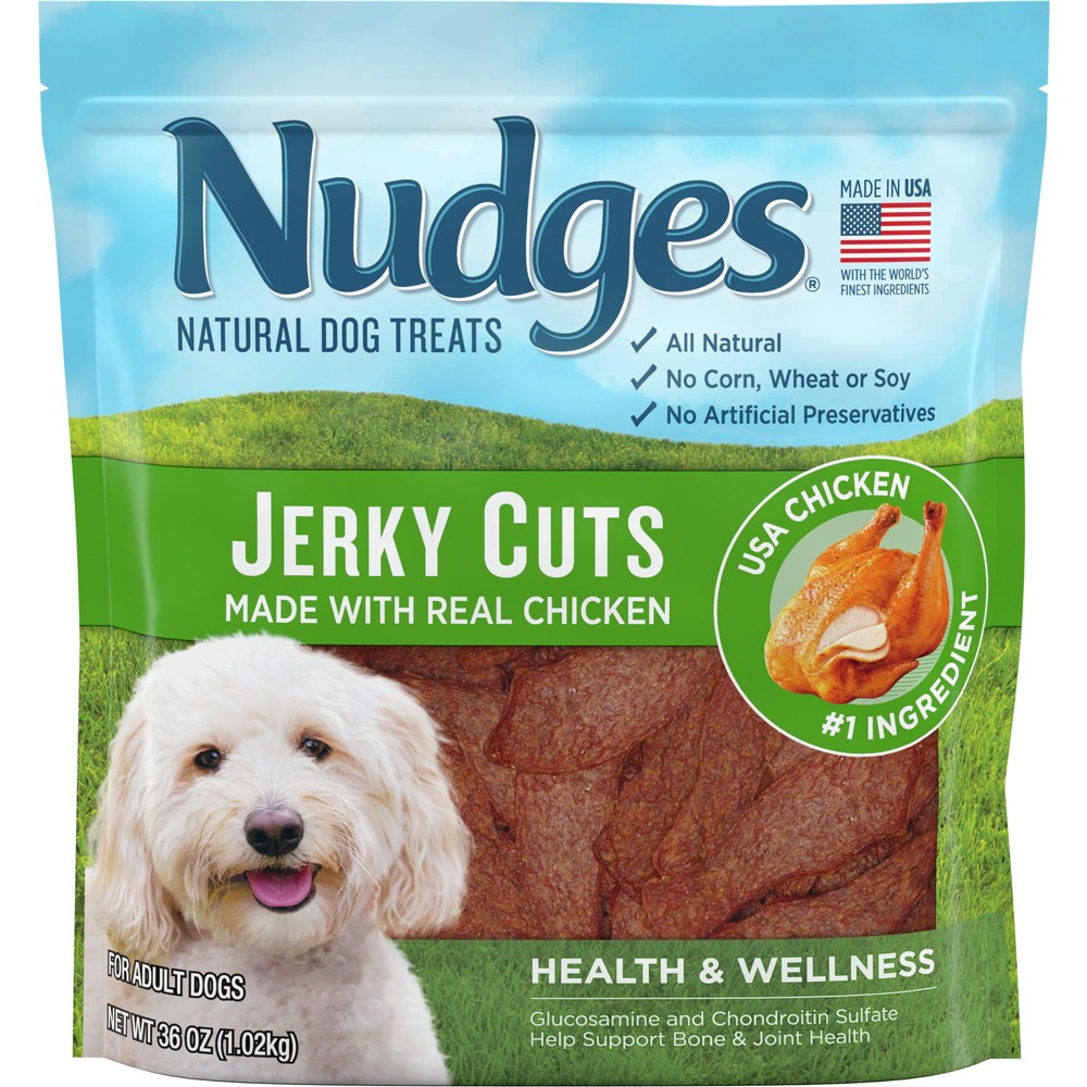 UPC 031400063067 product image for Blue Buffalo Nudges Jerky Cuts for Adult Natural Dog Treats with Chicken Flavor  | upcitemdb.com