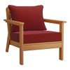 WestinTrends Avalon Outdoor Modern HDPE Patio Club Chairs with Deep Seat Cushions (Set of 2) - 4 of 4