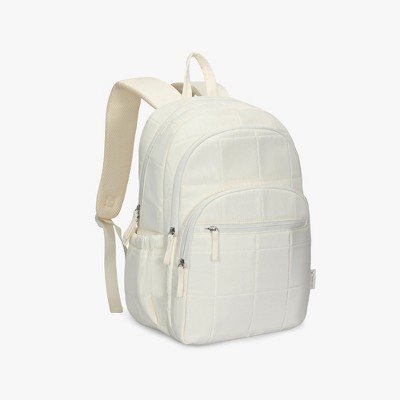 Hynes Eagle Women's Quilted Square Backpack – Lightweight Water-Resistant Laptop Travel Bag – Fits 17” Device