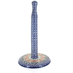 Blue Rose Polish Pottery S135 Manufaktura Paper Towel Holder - 1 of 2