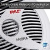 Pyle 6.5'' Dual Waterproof Marine Component Speakers - 150 Watt Full Range Stereo Sound - Silver - 3 of 4
