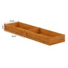 AFI Furnishings Mid-Century Modern Under Bed Storage Drawers, Twin/Full, Light Toffee - 2 of 4