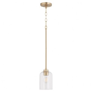 Quorum Lighting Tribute 1 - Light Pendant in  Aged Brass - 1 of 1