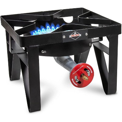 Hike Crew Double-burner Camping Stove, Portable Propane Stovetop W