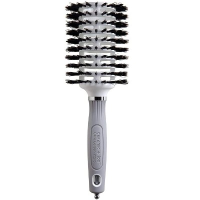 Olivia Garden Ceramic Ion Boar Round Hairbrush - CI-BR45 3 1/4"