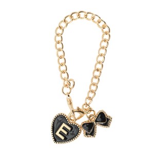 Unique Bargains Heart Bow Water Cup Pendant 1 Pc - 1 of 4